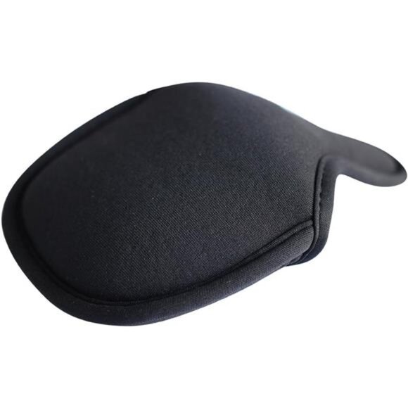 Black Golf Putter Headcover Standard Size Neoprene Club Head Cover Perfect - Picture 6 of 8